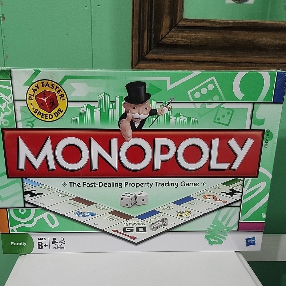 Hasbro Monopoly Play Faster Speed Edition